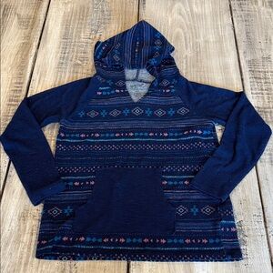 Arizona Jean Company Heather Navy Hooded Pullover